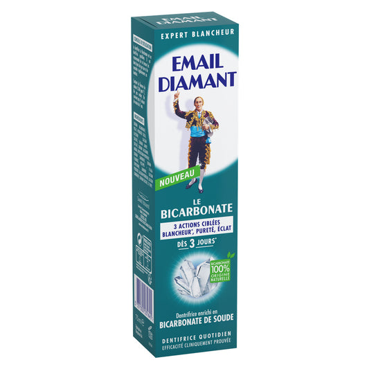 EMAIL DIAMANT Dentifrice enrichi en Bicarbonate de Soude 75ml