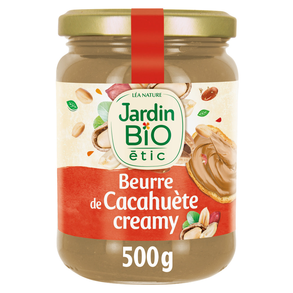 JARDIN BIO Organic Creamy Peanut Butter 500g