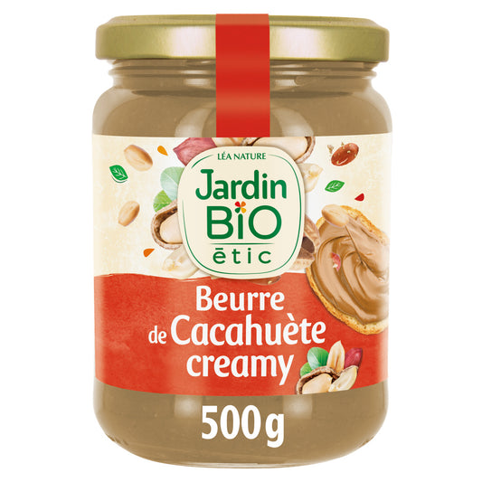 JARDIN BIO Organic Creamy Peanut Butter 500g