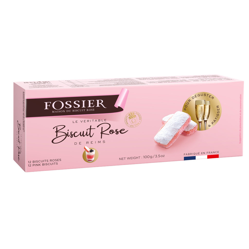 FOSSIER Biscuit rose étui 100g