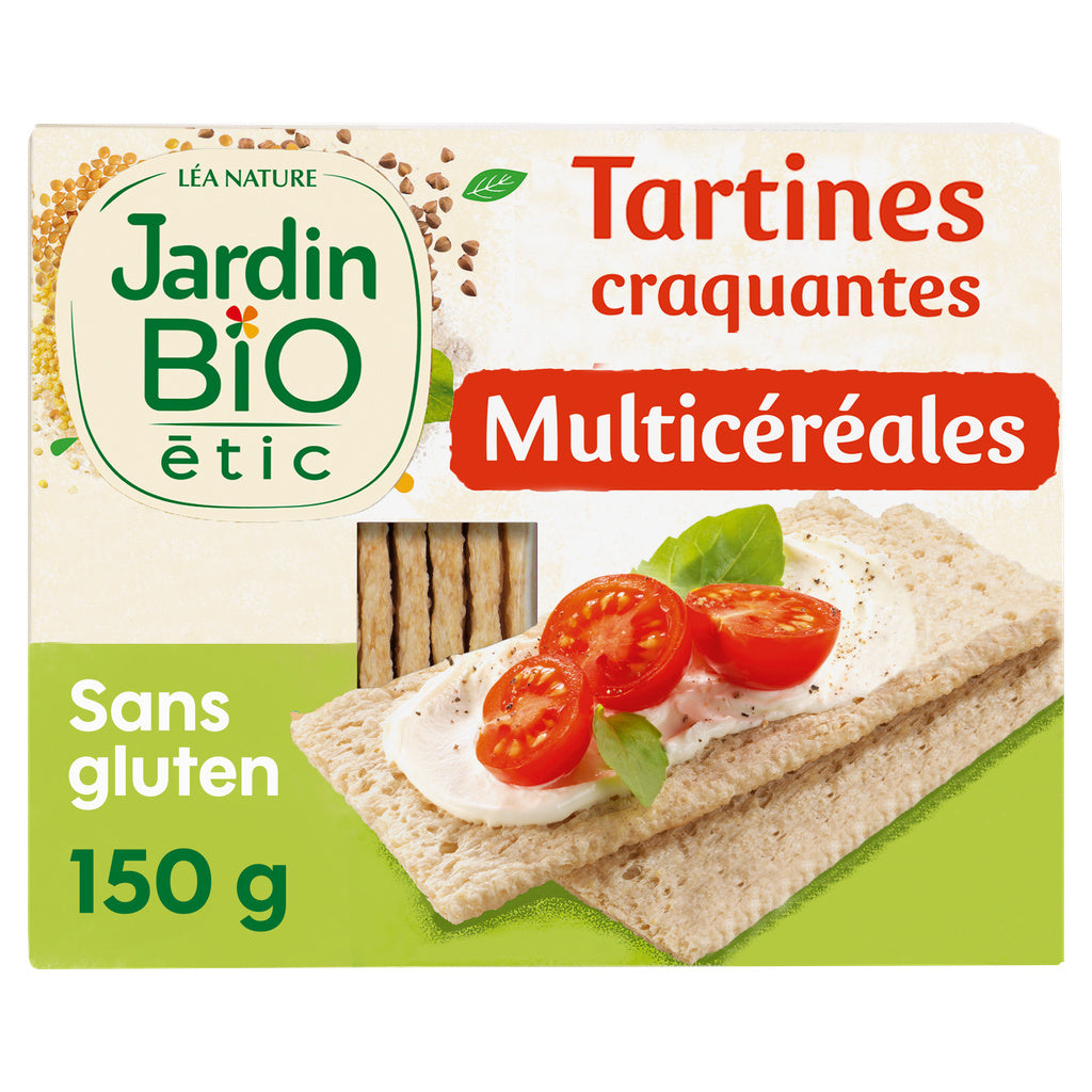 JARDIN BIO Organic Multigrain Crispbread 150g