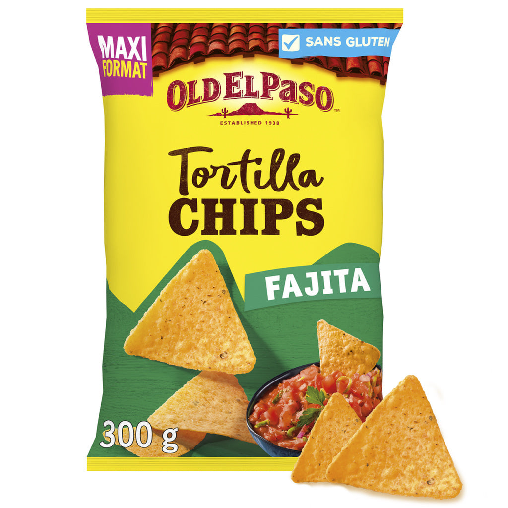 OLD EL PASO Fajita Tortilla Chips Maxi Size 300g