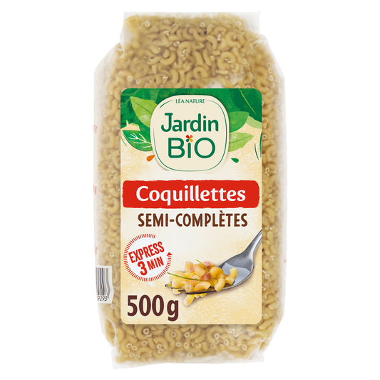 JARDIN BIO Organic Semi-Wholemeal Elbow Macaroni 500g