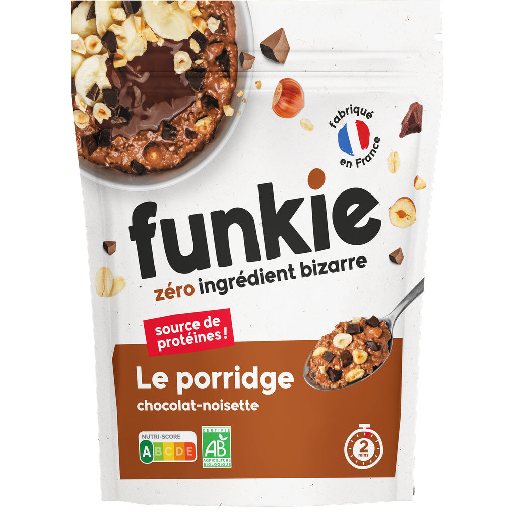 FUNKIE Le porridge chocolat noisette 280g