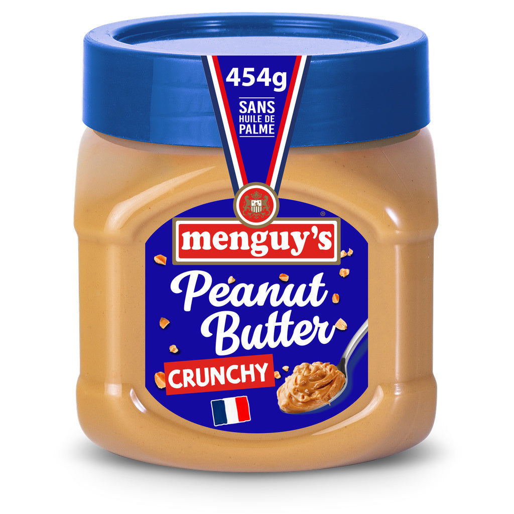 MENGUY'S Beurre de cacahuètes crunchy 454g