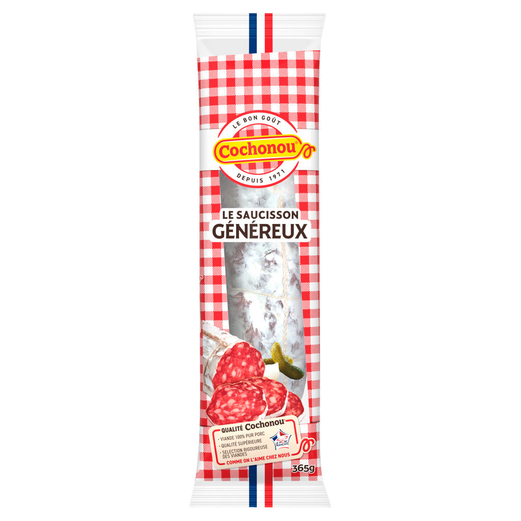 COCHONOU Saucisson sec le généreux 365g