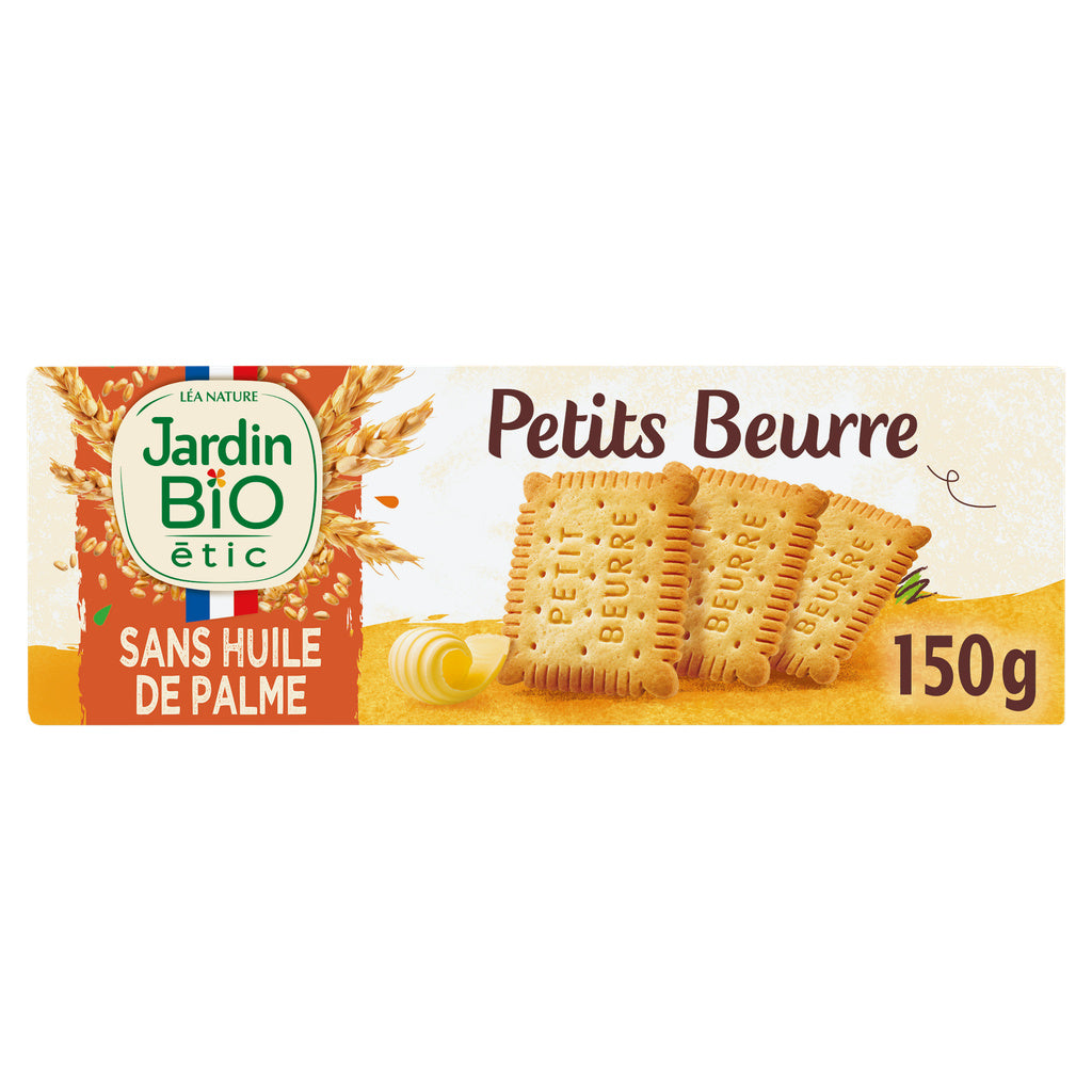 JARDIN BIO Organic Fair Trade Shortbread Biscuits 150g