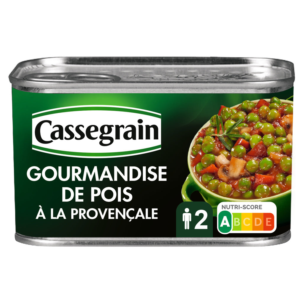 CASSEGRAIN Gourmandise de pois à la provençale 375g
