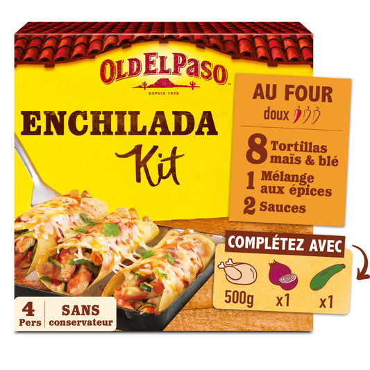 OLD EL PASO Mild Baked Enchilada Kit 657g