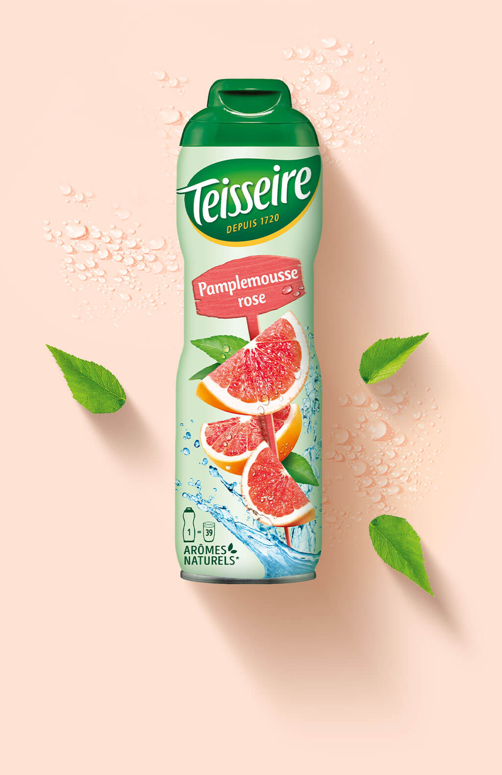 TEISSEIRE Sirop Pamplemousse Rose 60cl