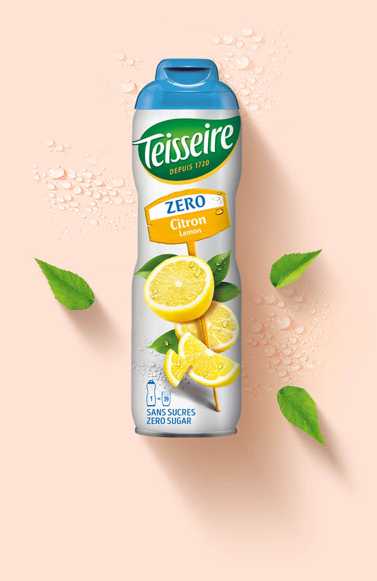 SIROPE TEISSEIRE Limón Zero Azúcar - 60cl