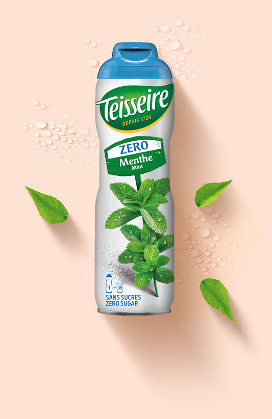 SIROPE TEISSEIRE Menta Zero Azúcar - 60cl