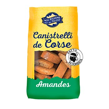 NOS RÉGIONS ONT DU TALENT Corsican Canistrelli Almond – 300g