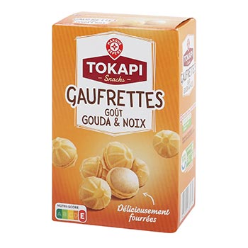 TOKAPI Filled Wafers Gouda & Walnuts 75g