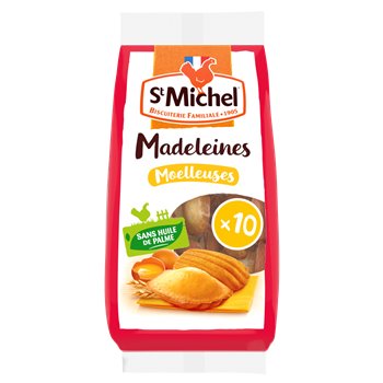 ST MICHEL Soft Madeleines – Einzeln verpackt (10 Stück) – 250g*