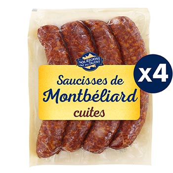 NOS RÉGIONS ONT DU TALENT Montbéliard IGP Sausages – 500g