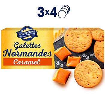 NOS REGIONS ONT DU TALENT Norman Caramel Galettes 100g