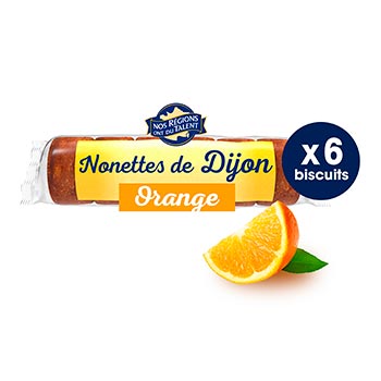 NOS RÉGIONS ONT DU TALENT Dijon Nonnettes Orange – 200g
