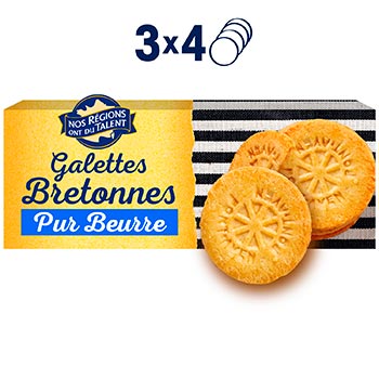 NOS REGIONS ONT DU TALENT Breton Galette Biscuits 100g