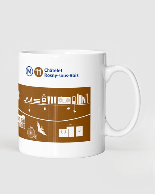 RATP Mug Ligne 11