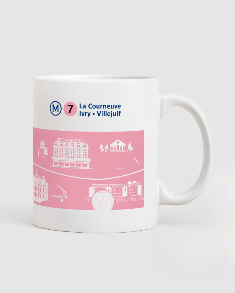 RATP Mug Ligne 7