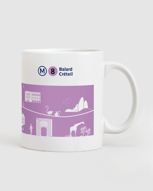 RATP Mug Ligne 8