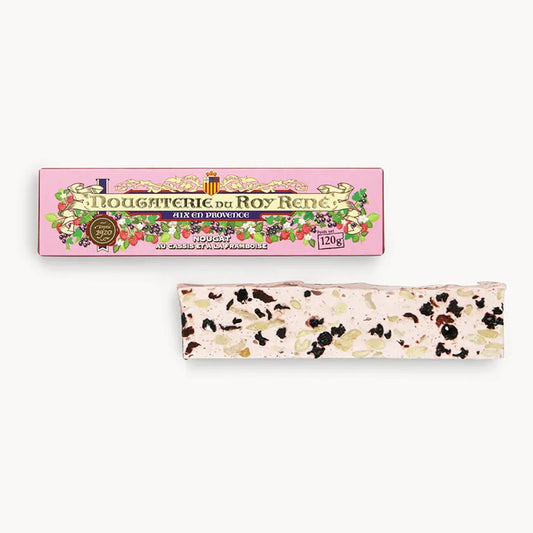 Le Roy René Nougat cassis et framboise 120g