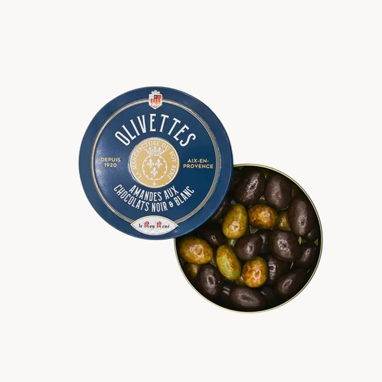 Le Roy René Olivettes mit Schokolade