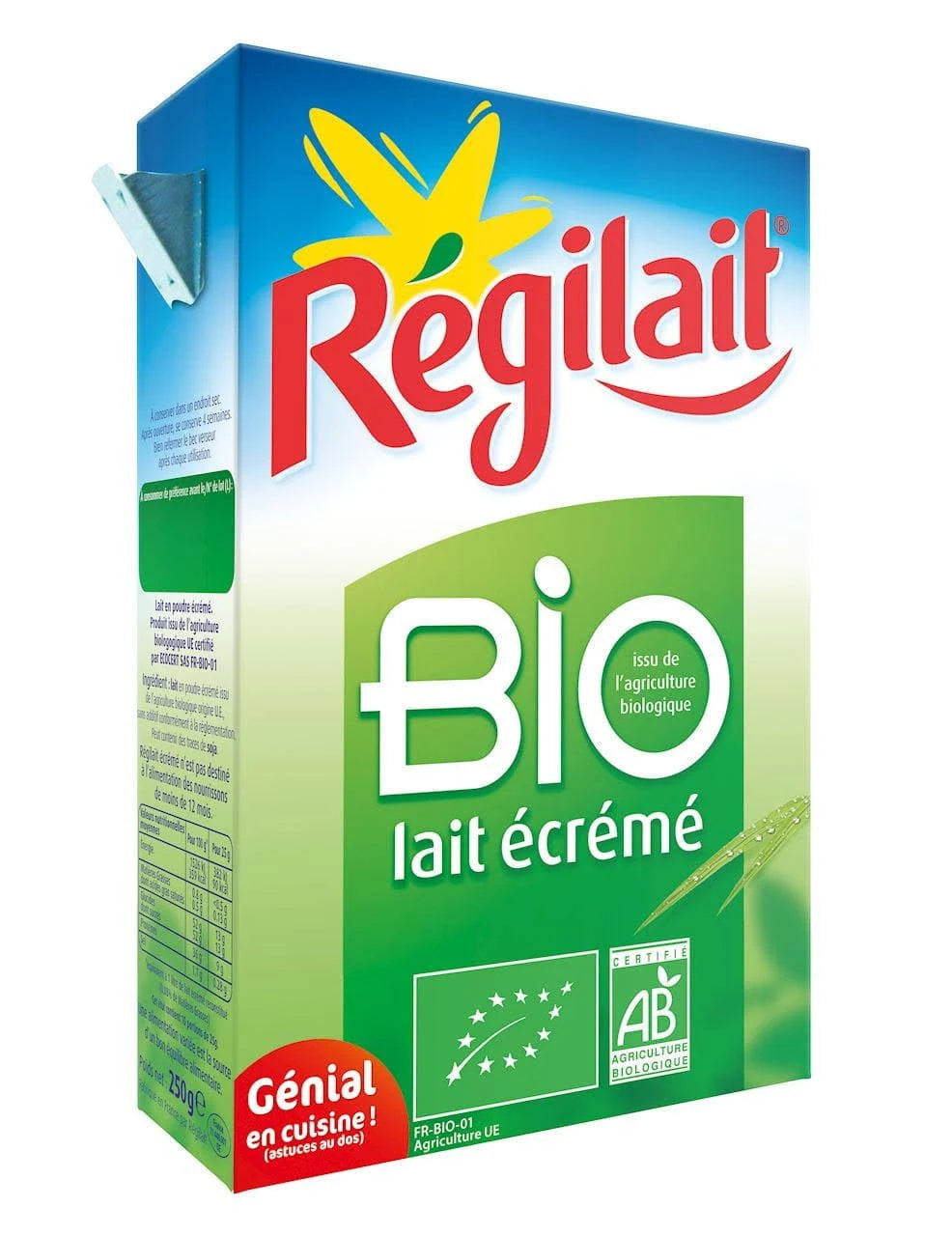 REGILAIT Organic Skimmed Milk Powder 250g