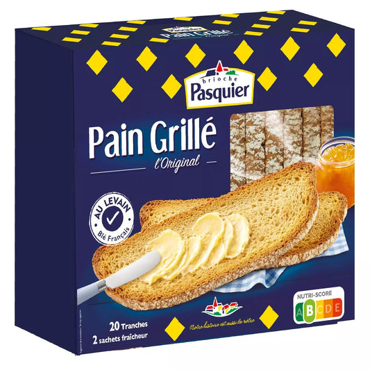 PASQUIER Toasted Bread – The Original 20 Slices (415g)