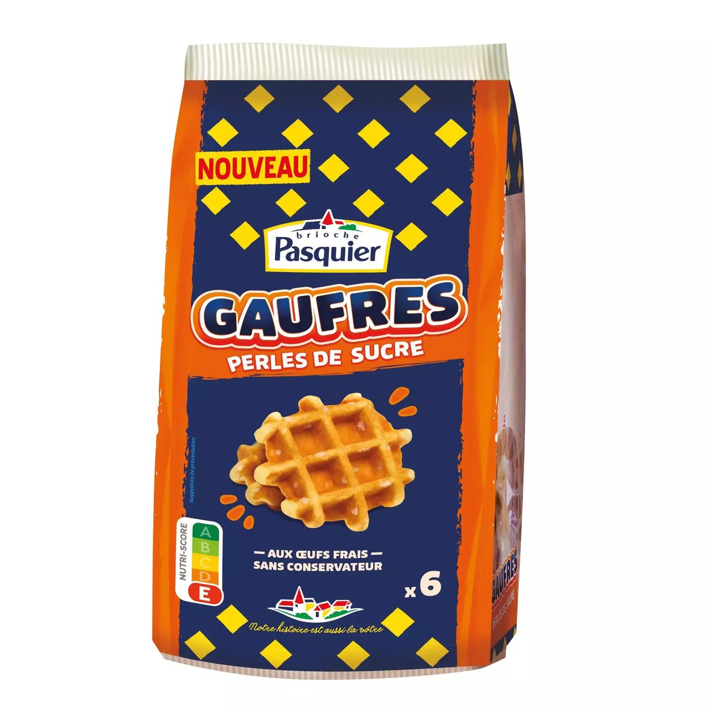 PASQUIER Waffles with Pearl Sugar 240g