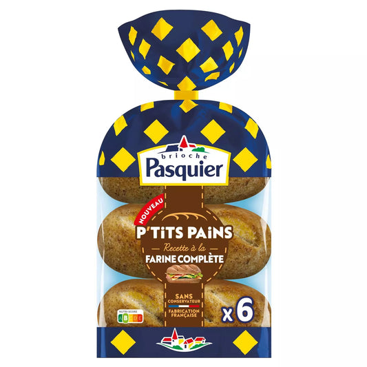 PASQUIER Mini Whole Wheat Rolls 270g