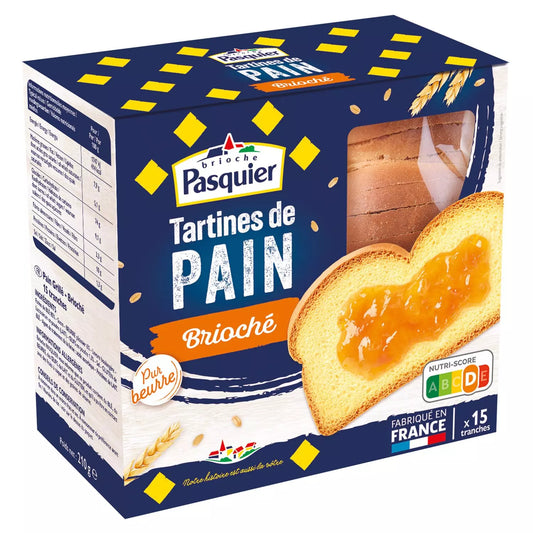 PASQUIER Brioche Toast (x15) 210g