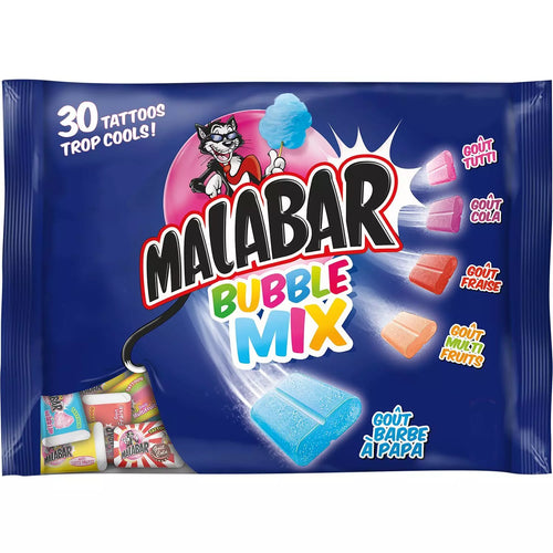 MALABAR Bubble Mix Kaugummi 214g