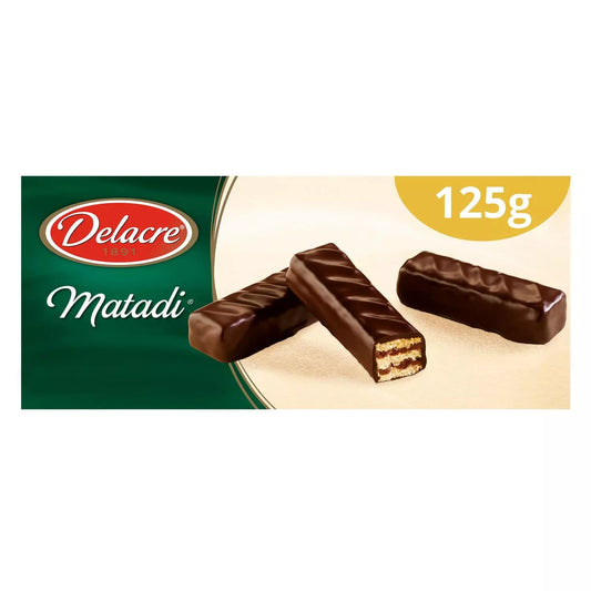 DELACRE Matadi Dark Chocolate Wafers 125g