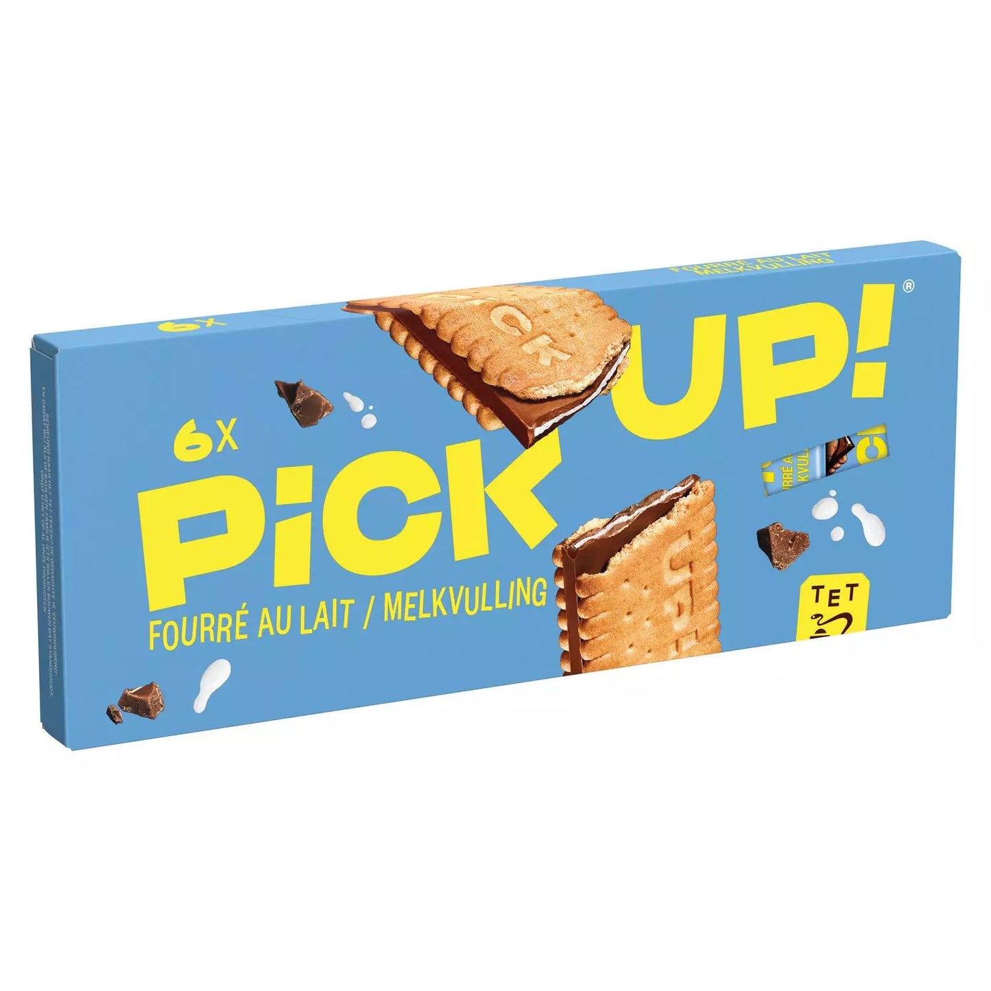 BAHLSEN Pick Up Biscuits Filled with Milk Chocolate & Milk 168g