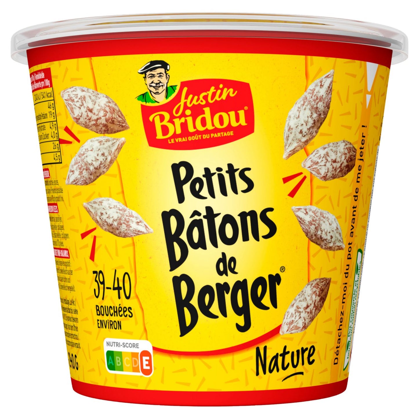 JUSTIN BRIDOU Petits Bâton de Berger 240g – 40 bites