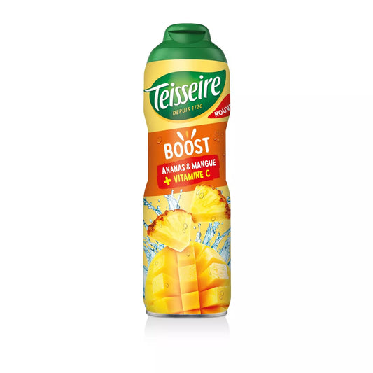 TEISSEIRE Pineapple & Mango Syrup – Boost 600ml