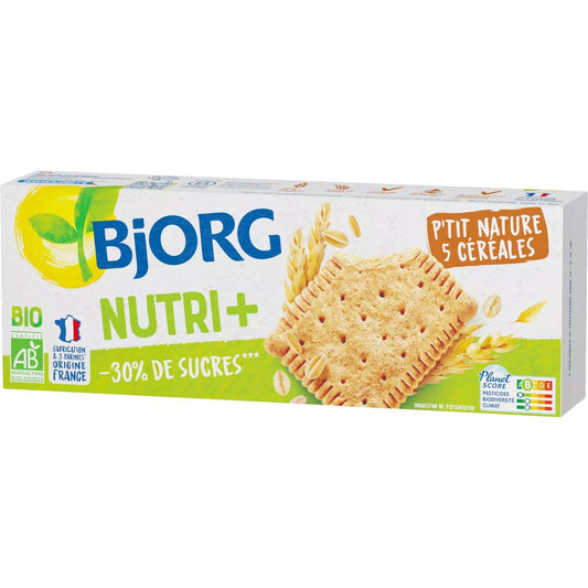 BJORG Nutri+ Organic 5 Cereal Biscuits 167g