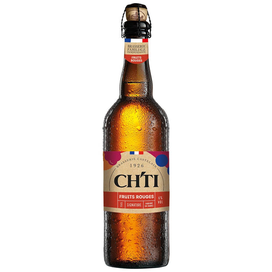 CH'TI Bière Signature fruits rouge 6% 750ml