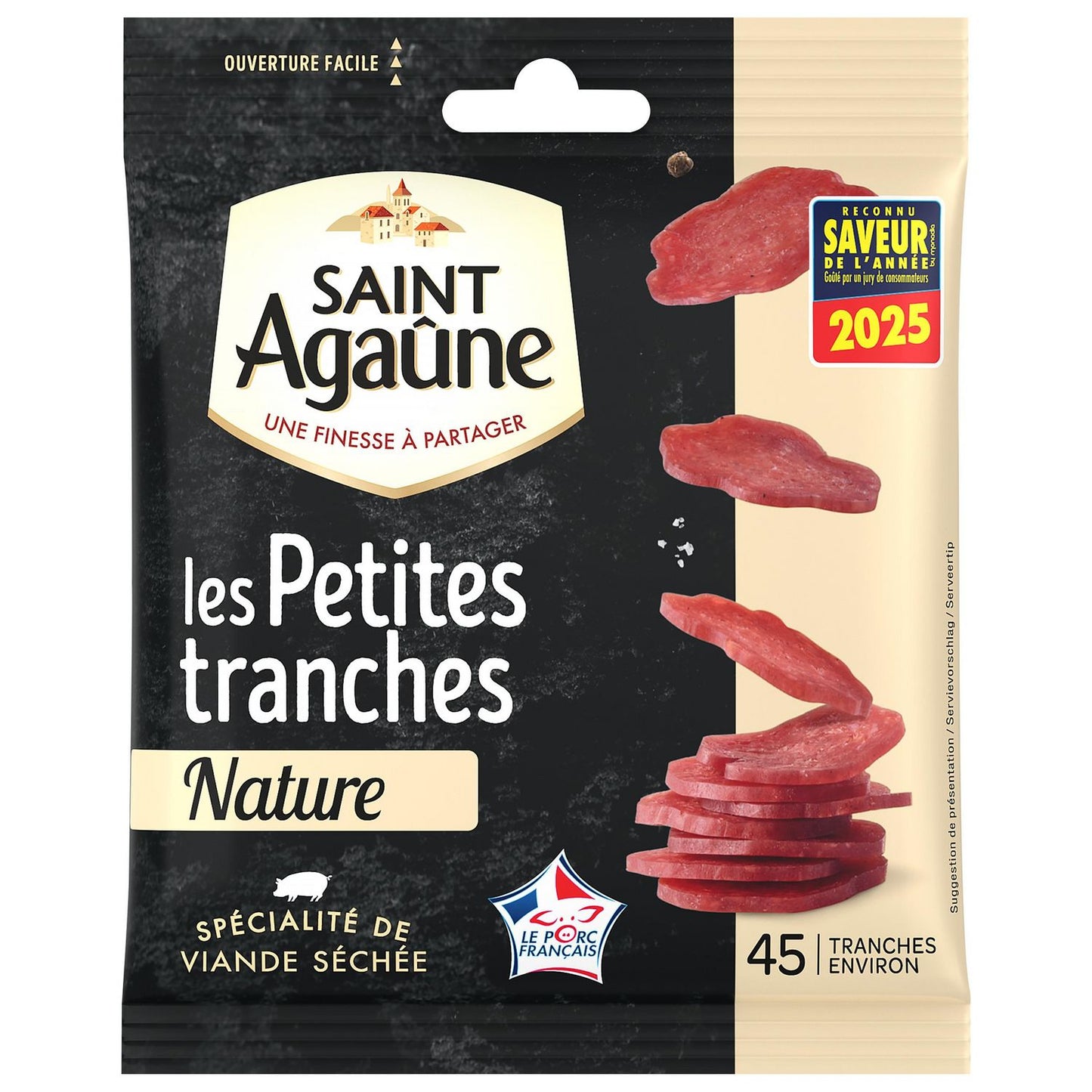 SAINT AGAUNE Small Natural Slices 70g