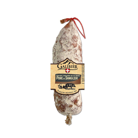LE GALIBIER Pure Pork and Wild Boar Dry Sausage 200g