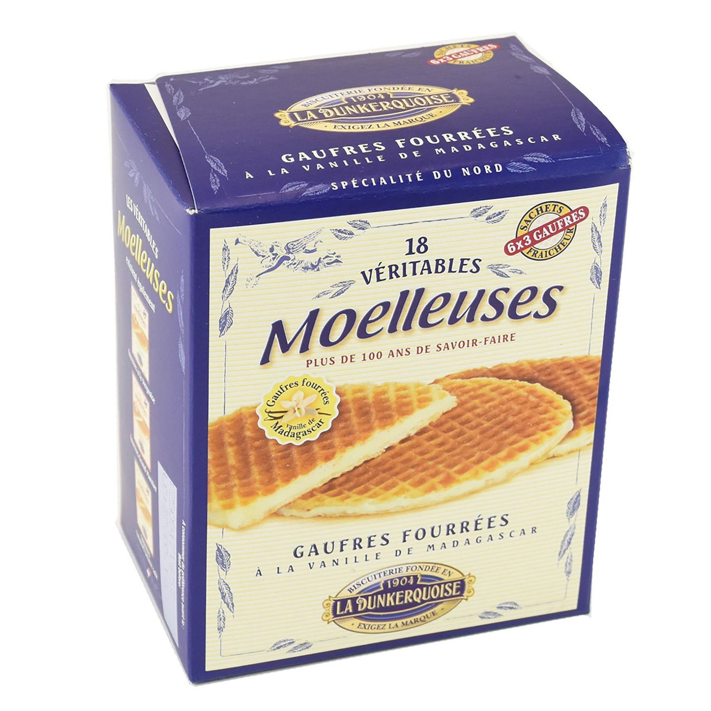 LA DUNKERQUOISE Soft Waffles Filled with Madagascar Vanilla - 300g