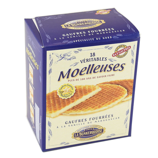 LA DUNKERQUOISE Soft Waffles Filled with Madagascar Vanilla - 300g