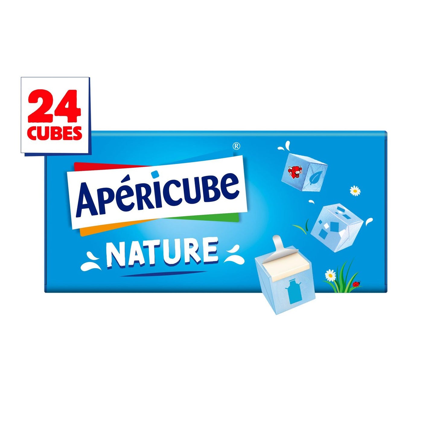 APÉRICUBE Cheese Appetizer Nature Box of 24 Cubes – 125g