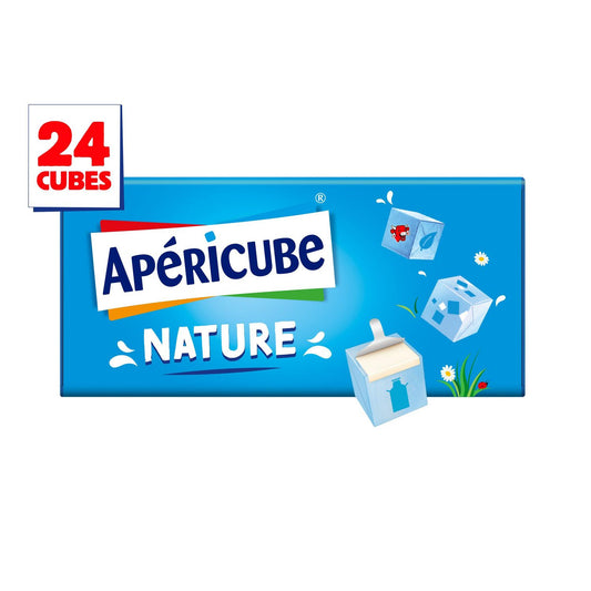 APÉRICUBE Cheese Appetizer Nature Box of 24 Cubes – 125g
