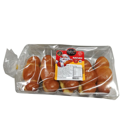 LES DELICES DES 7 VALLEES Coquilles de Noël nature 10x50g