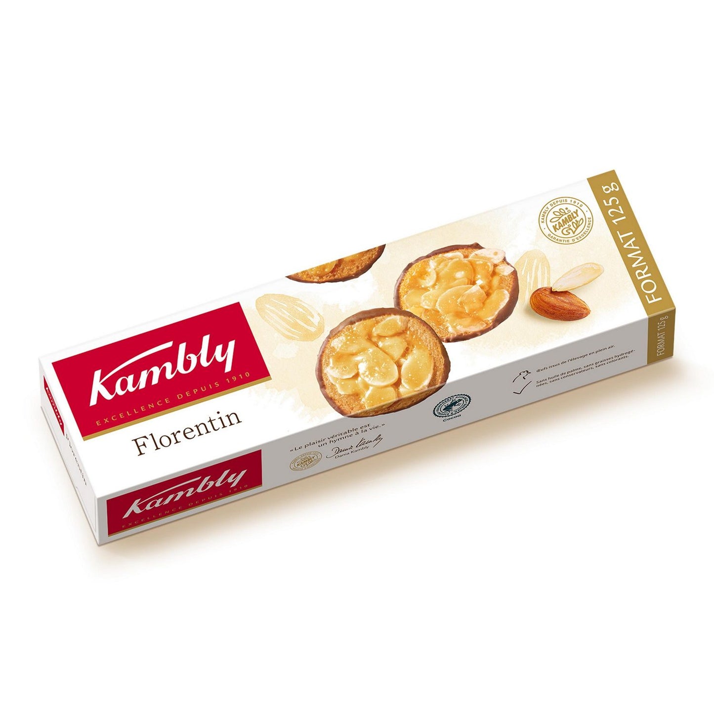 KAMBLY Florentin Almond Caramelized Biscuits 125g