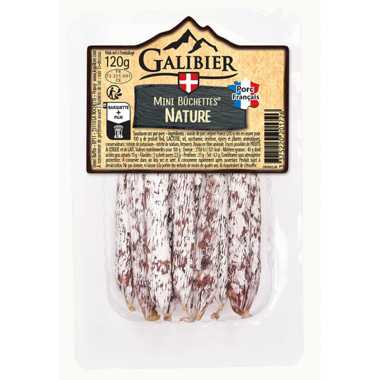 GALIBIER Mini Bûchettes Natural Dry Sausage 120g