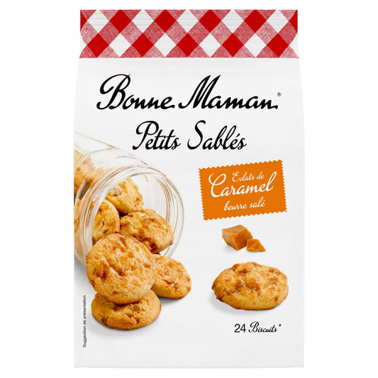 BONNE MAMAN Salted Caramel Butter Shortbread Biscuits 250g